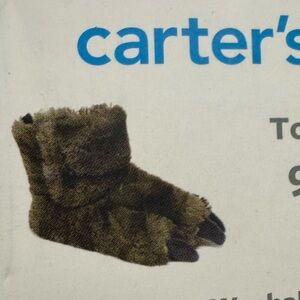 Carter's | Kids House Slippers Dark Green Black Dinosaur Godzilla Monster Feet